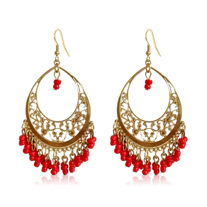 TIOZONEY - 1PCS Aretes Bohemios Hechos a Mano