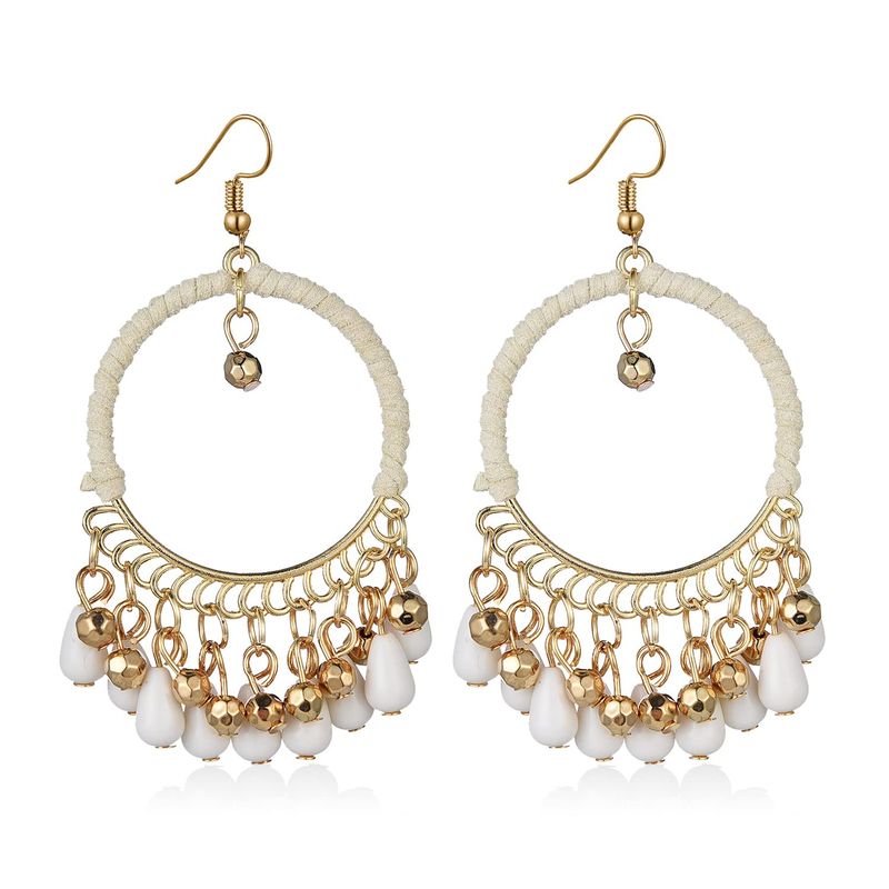 TIOZONEY - 1PCS Aretes Bohemios Hechos a Mano