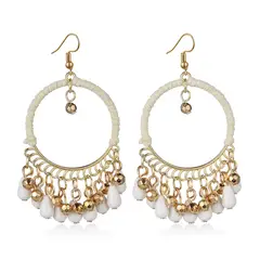 TIOZONEY - 1PCS Aretes Bohemios Hechos a Mano