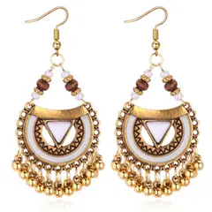 TIOZONEY - 1PCS Aretes Bohemios Hechos a Mano