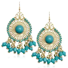 TIOZONEY - 1PCS Aretes Bohemios Hechos a Mano