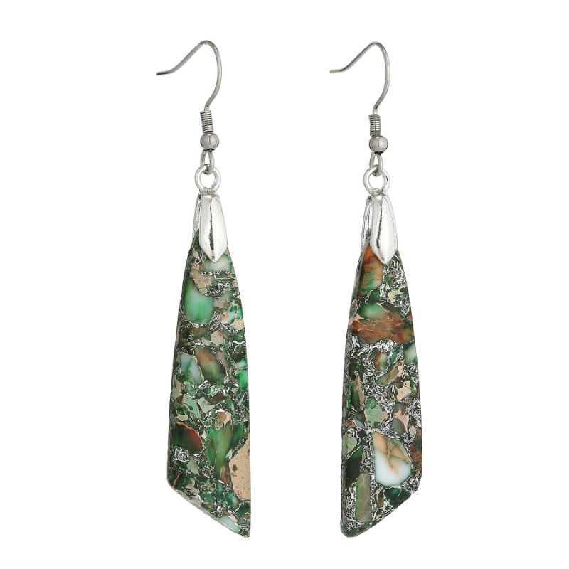 TIOZONEY - 1PCS Aretes Bohemios Hechos a Mano