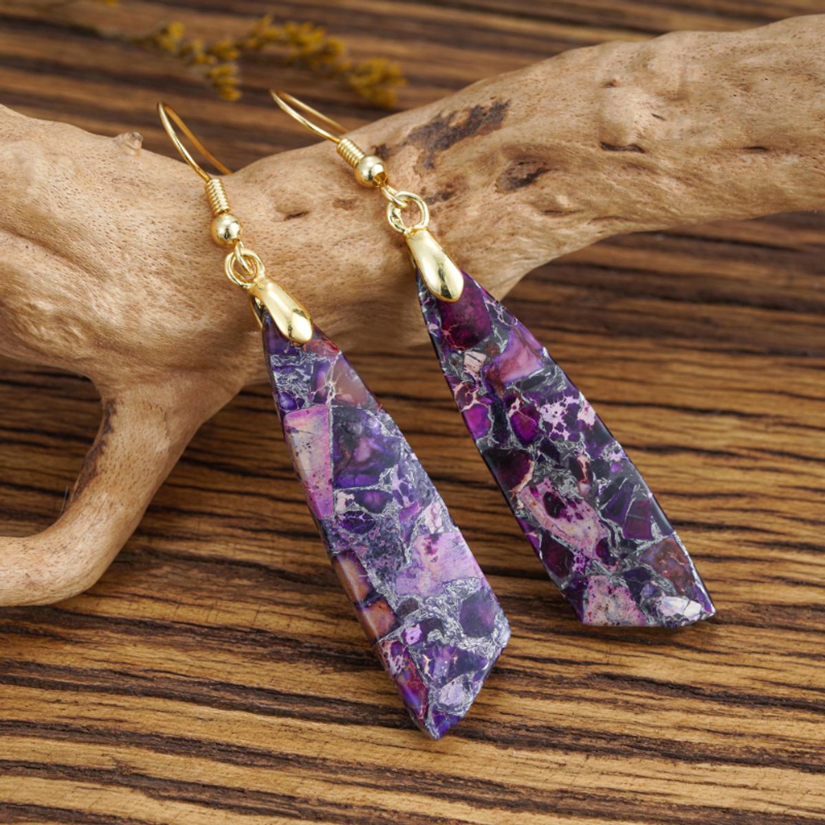 TIOZONEY - 1PCS Aretes Bohemios Hechos a Mano