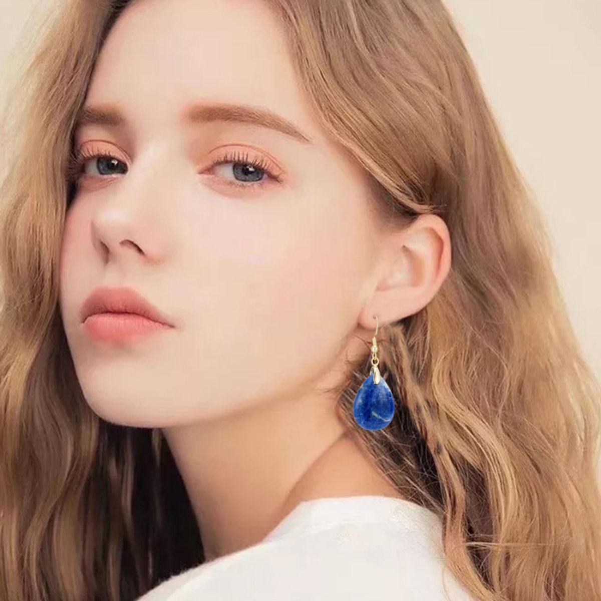 TIOZONEY - 1PCS Aretes Bohemios Hechos a Mano