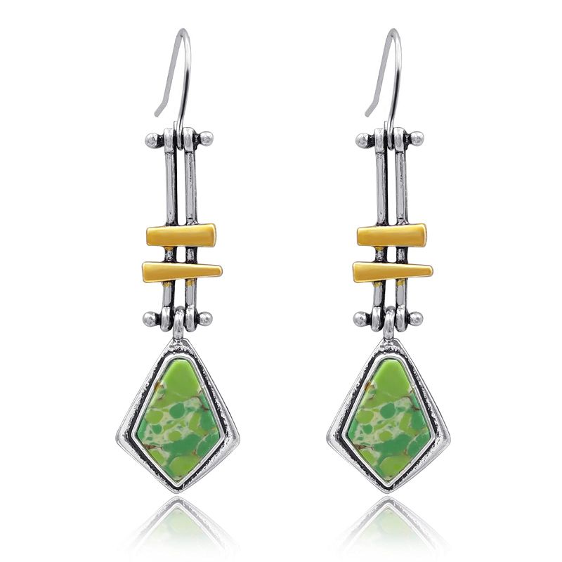 TIOZONEY - 1PCS Aretes Bohemios Hechos a Mano