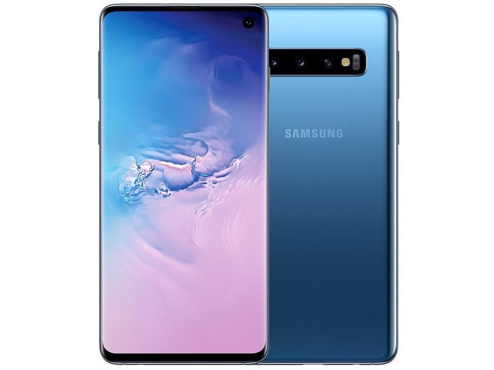 Galaxy S10 plus G975U 8+128G Azul Reacondicionado.