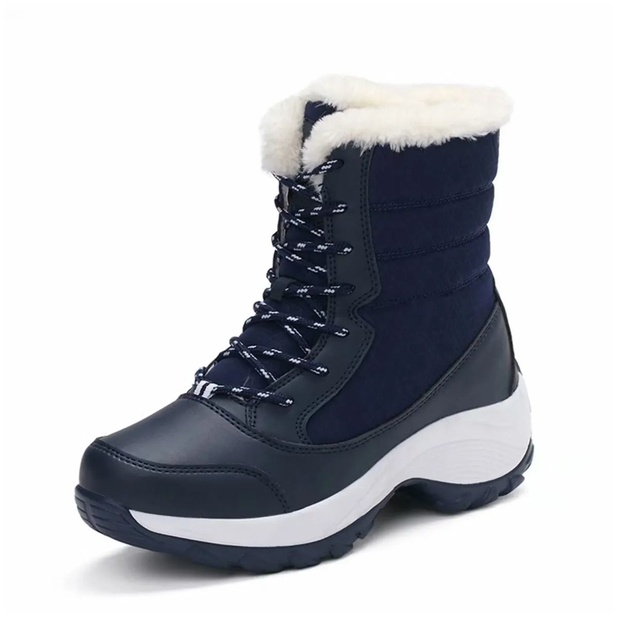 TIOZONEY - Bota Para Mujer Negro.