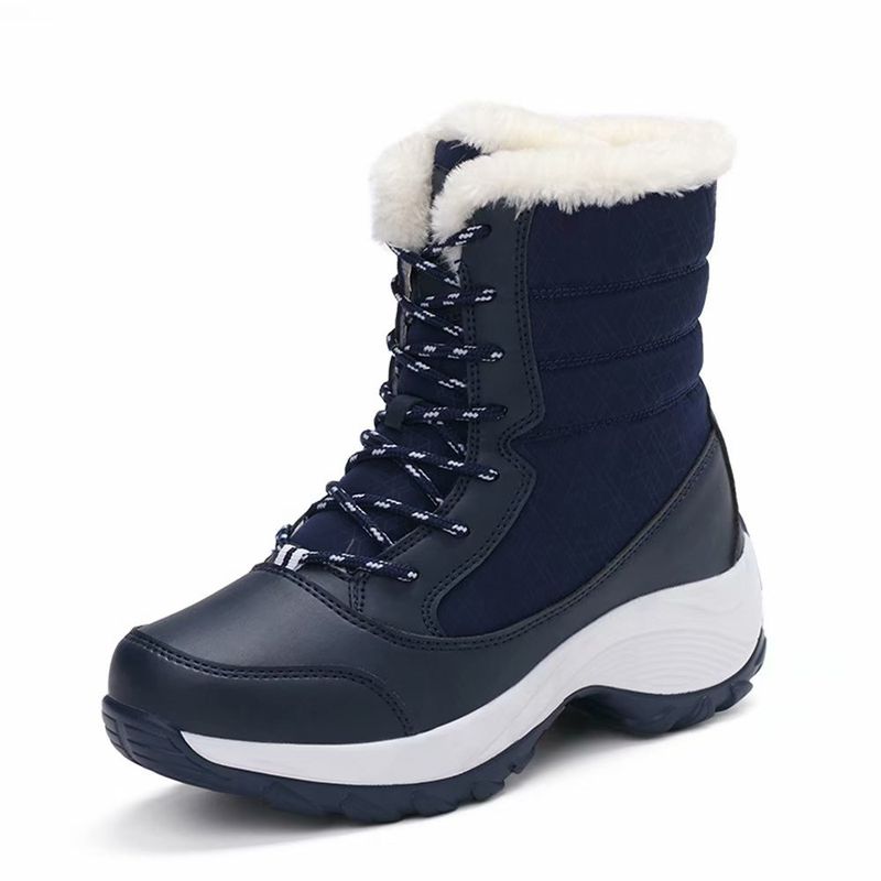 TIOZONEY - Bota Para Mujer Negro.