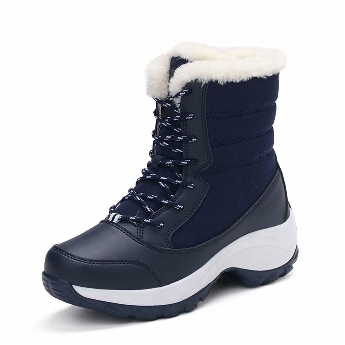 TIOZONEY - Bota Para Mujer Negro.