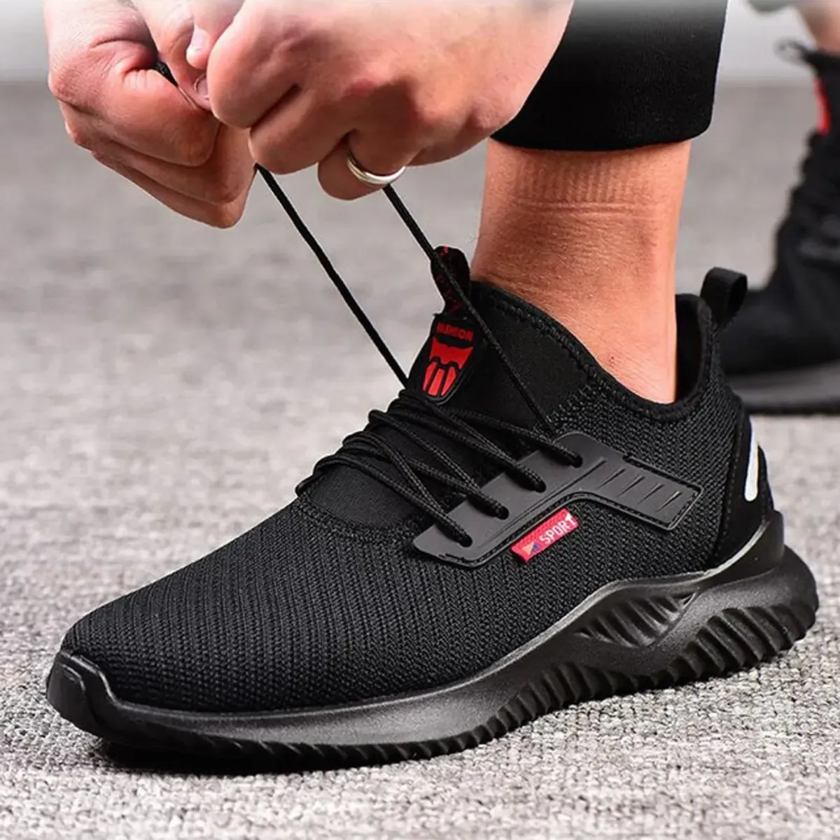 TIOZONEY - Zapatos indestructibles de seguridad para hombre