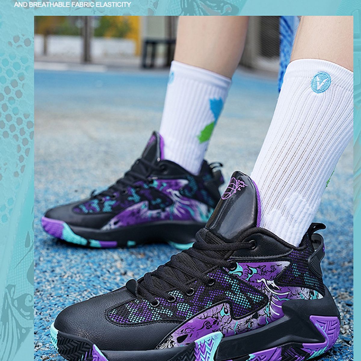 TIOZONEY - Zapatilla Básquetbol Hombre.