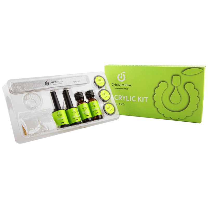 CHERIMOYA - Kit Básico Para Sistema De Uñas De Acrílico Cherimoya