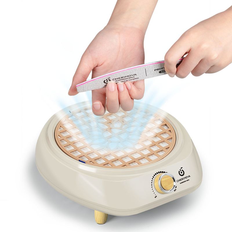 CHERIMOYA - Extractor Polvo Manicure Eléctrico Profesional100w Cherimoya