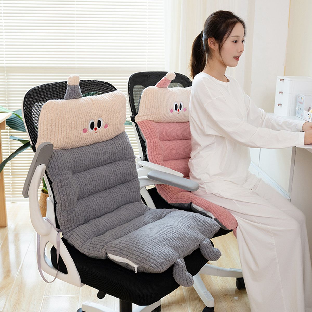 Cojín del asiento del dormitorio de la Oficina（8545CM  Marrón）, marca TIOZONEY - Foto 2