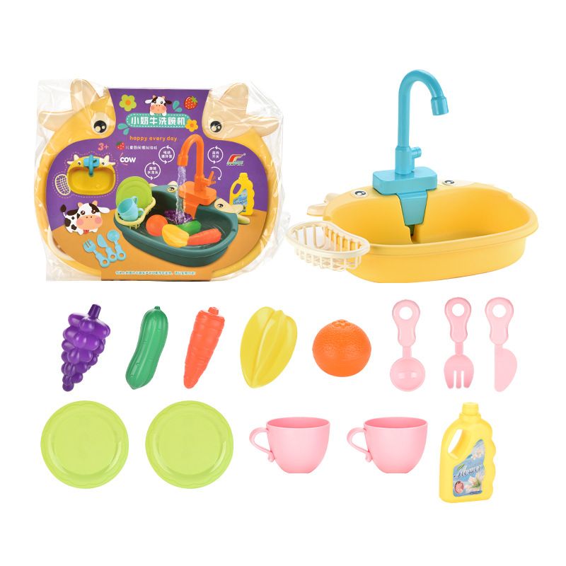 TIOZONEY - 16PCS Juguete de lavavajillas para niños