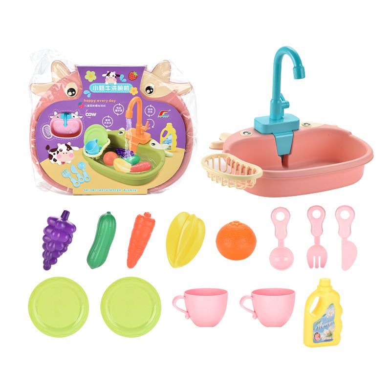 TIOZONEY - 16PCS Juguete de lavavajillas para niños