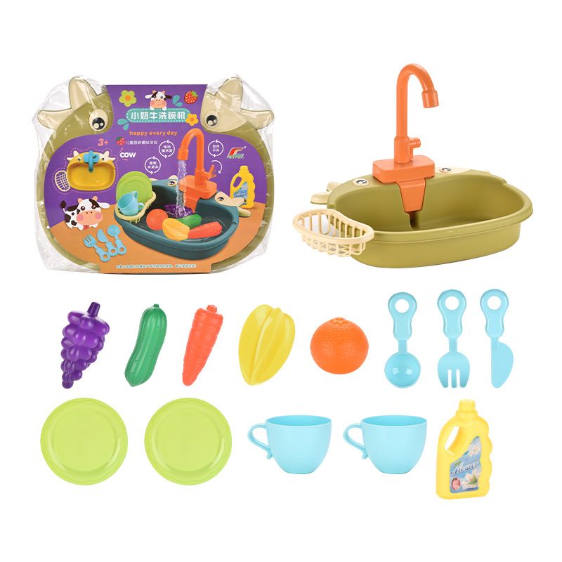 TIOZONEY - 16PCS Juguete de lavavajillas para niños