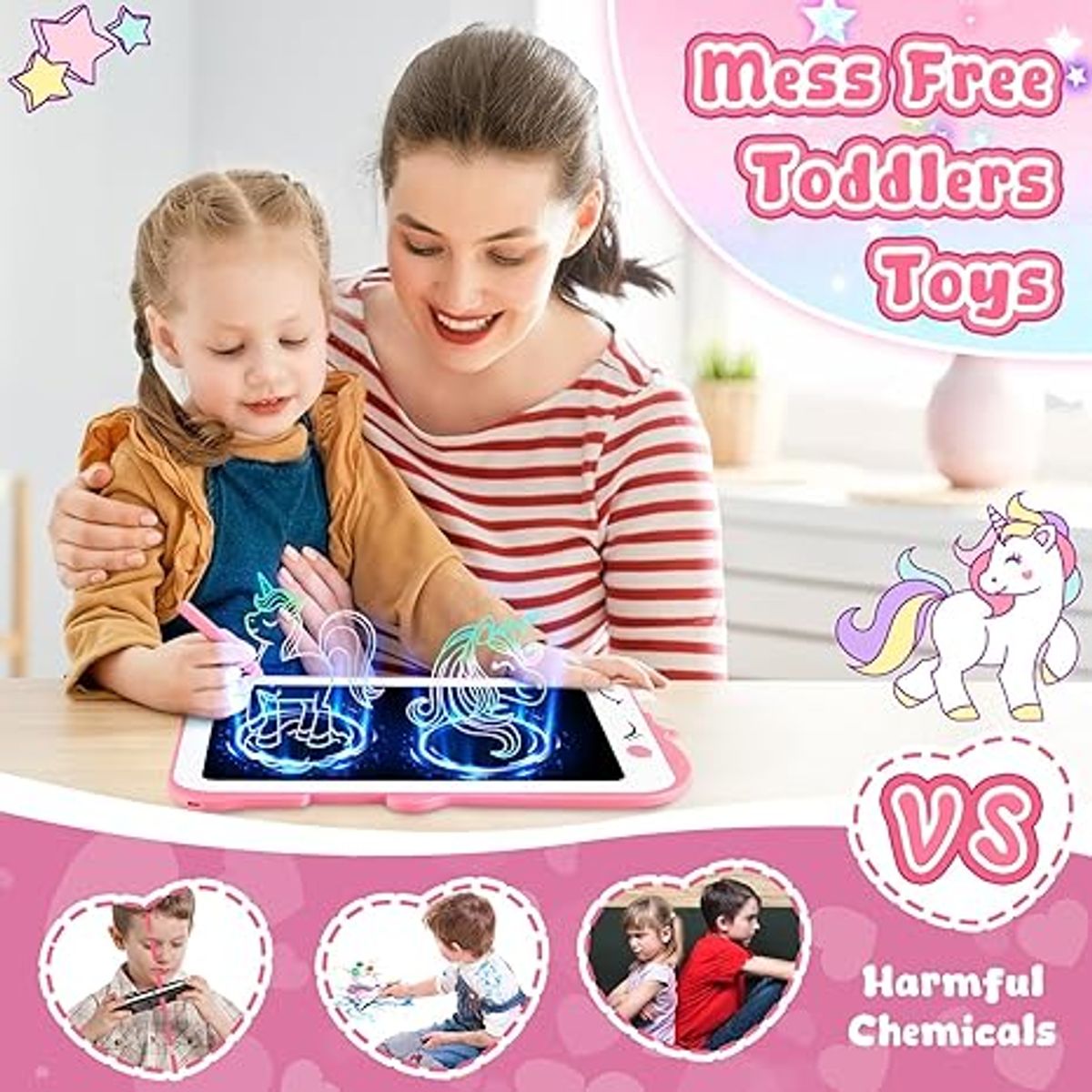 TIOZONEY - Tableta de escritura LCD para niños