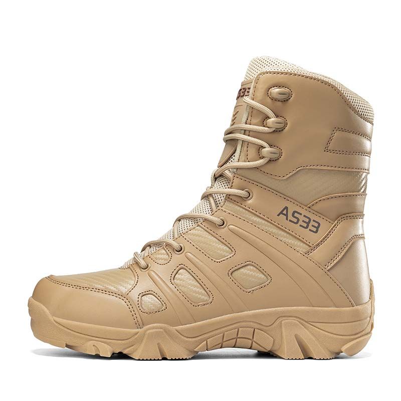SHANDIAN - Zapatillas de Trekking para hombres Negro