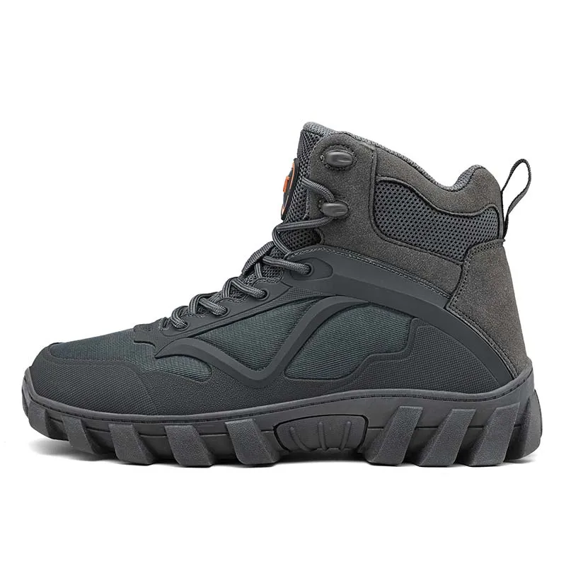 SHANDIAN - Zapatillas de Trekking para hombres Negro