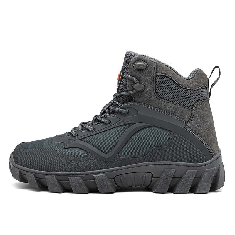 SHANDIAN - Zapatillas de Trekking para hombres Negro