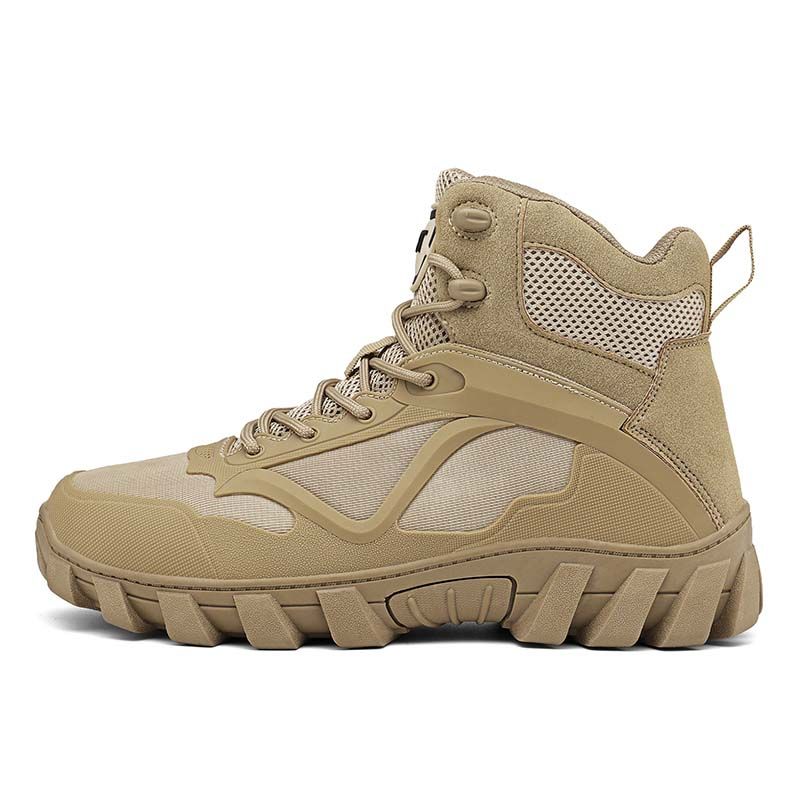 SHANDIAN - Zapatillas de Trekking para hombres Negro