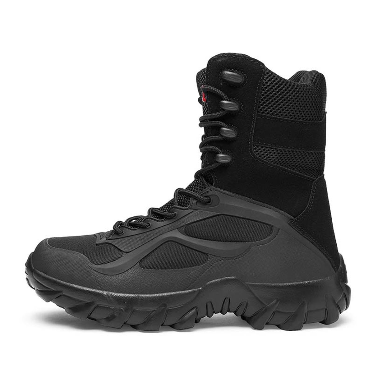 SHANDIAN - Zapatillas de Trekking para hombres Negro.