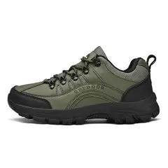 SHANDIAN - Zapatillas de Trekking para hombres Gris.