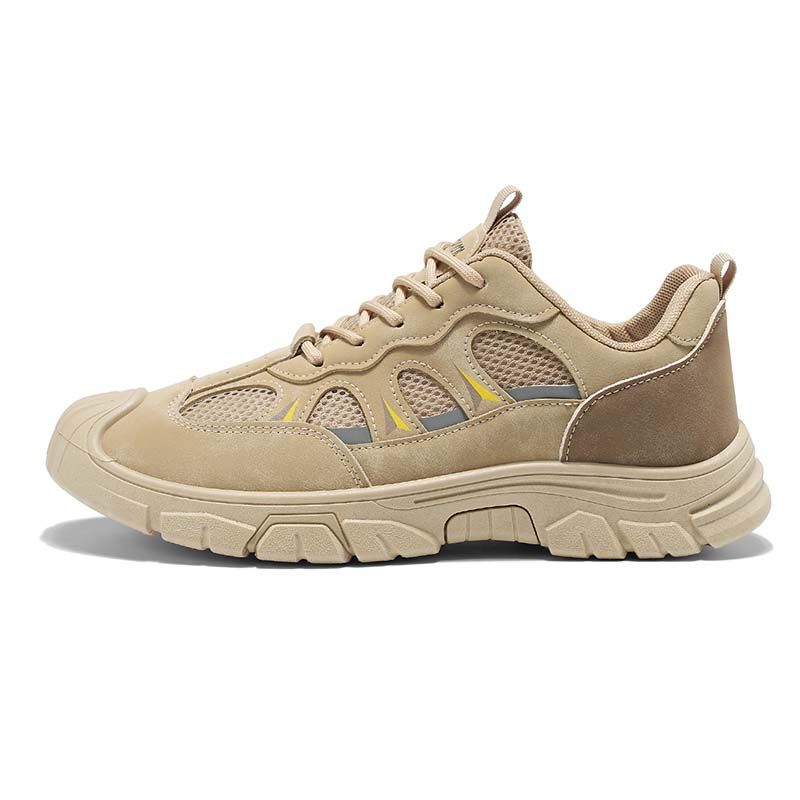 SHANDIAN - Zapatillas de Trekking para hombres Gris.