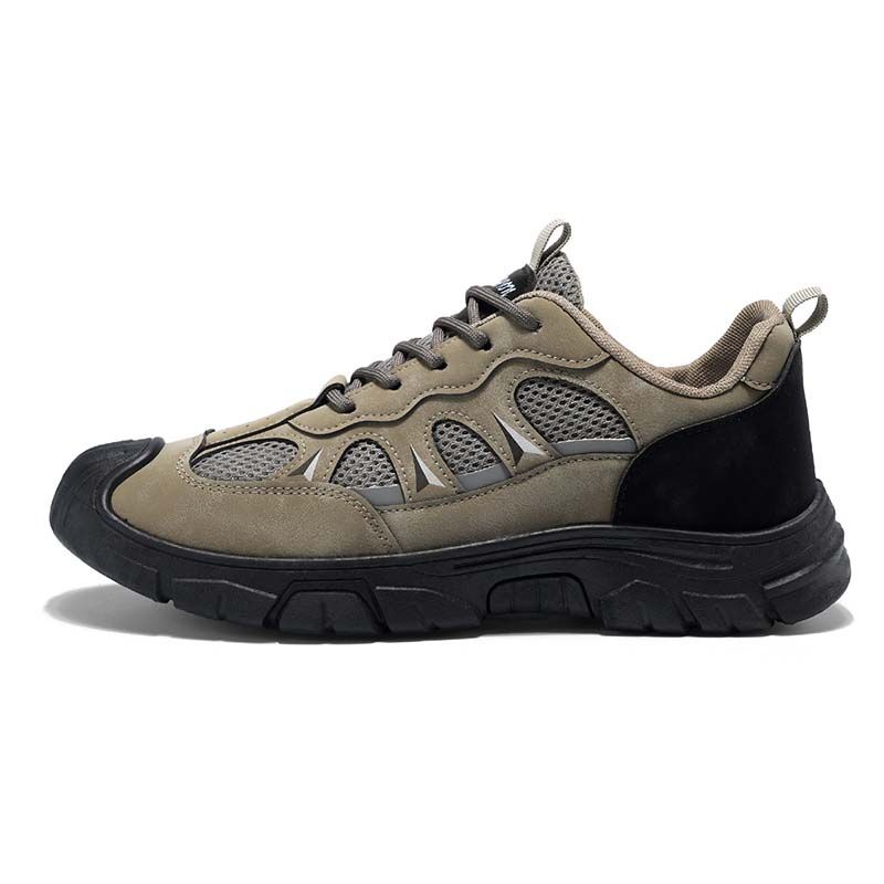 SHANDIAN - Zapatillas de Trekking para hombres Gris.