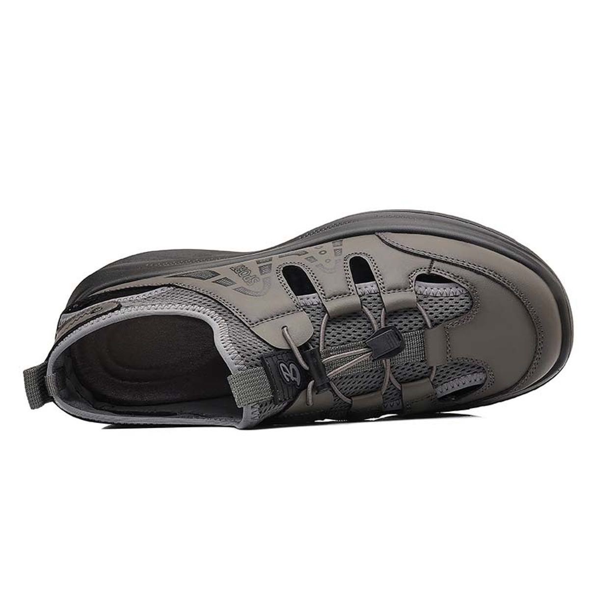 SHANDIAN - Zapatillas de Trekking para hombres Negro.