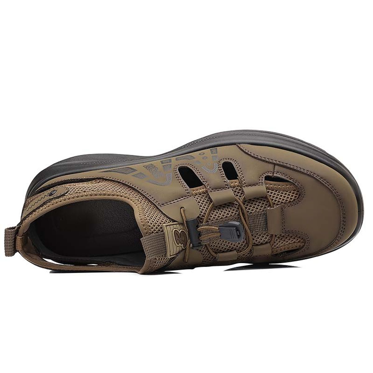 SHANDIAN - Zapatillas de Trekking para hombres Negro.