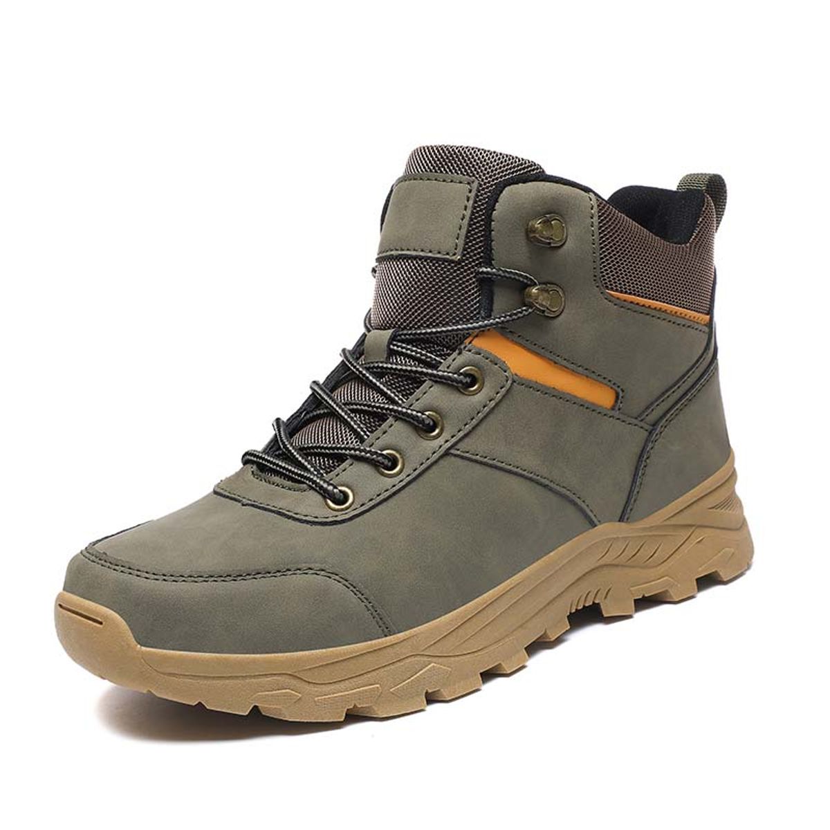 SHANDIAN - Zapatillas de Trekking para hombres Negro.