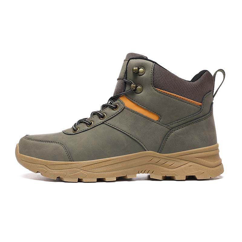 SHANDIAN - Zapatillas de Trekking para hombres Negro.