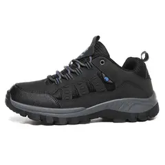 SHANDIAN - Zapatillas de Trekking para hombres Café.