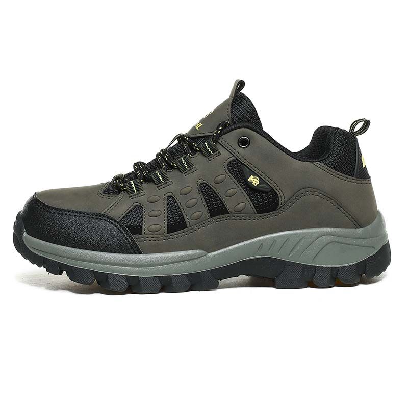 SHANDIAN - Zapatillas de Trekking para hombres Café.