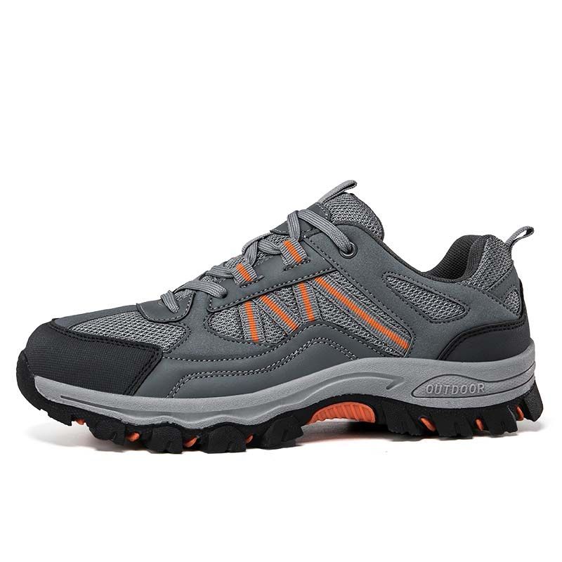 SHANDIAN - Zapatillas de Trekking para hombres Negro.