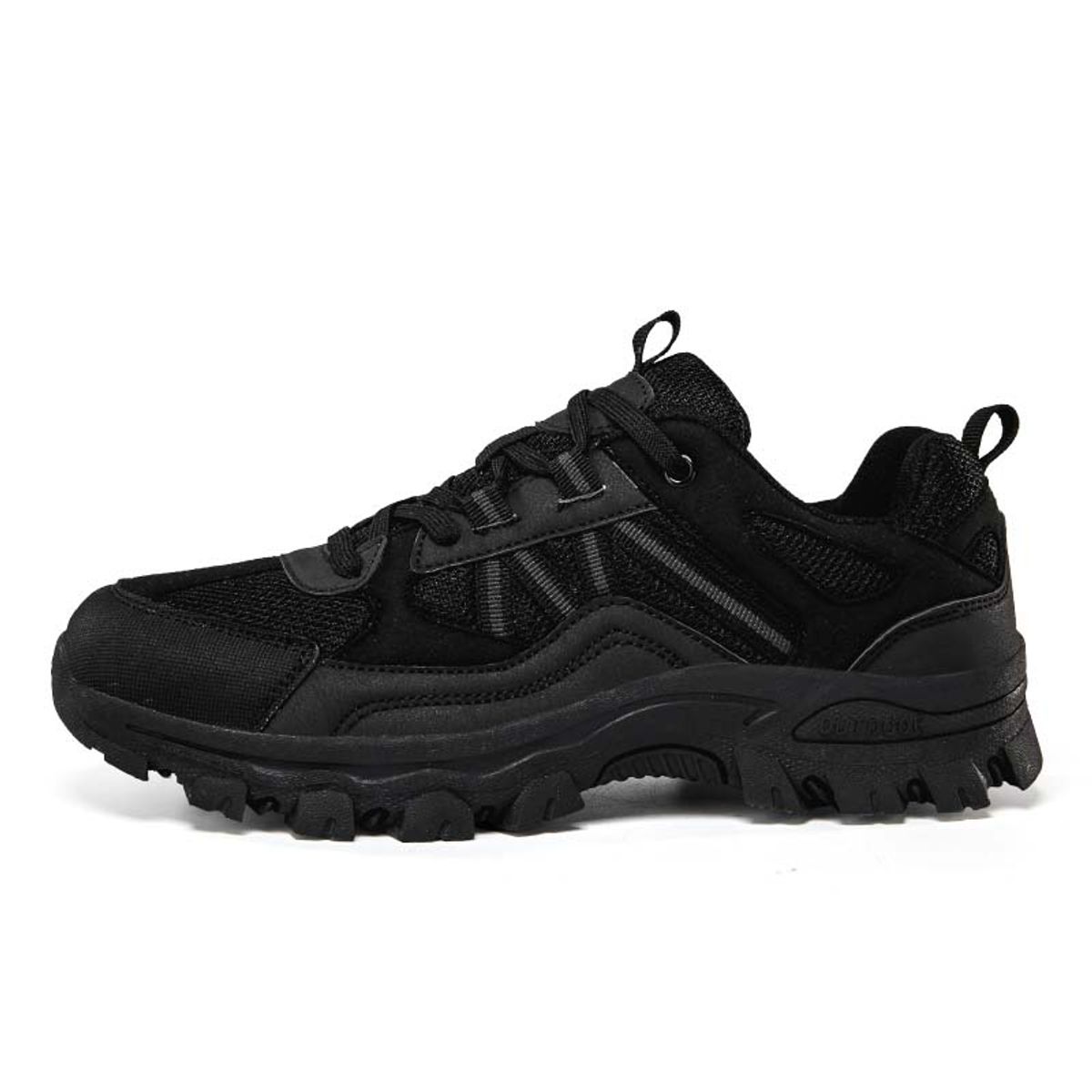 SHANDIAN - Zapatillas de Trekking para hombres Negro.