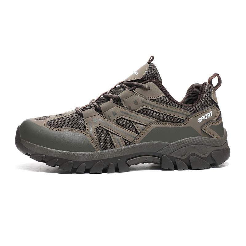 SHANDIAN - Zapatillas de Trekking para hombres Negro.