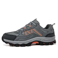 SHANDIAN - Zapatillas de Trekking para hombres Negro.