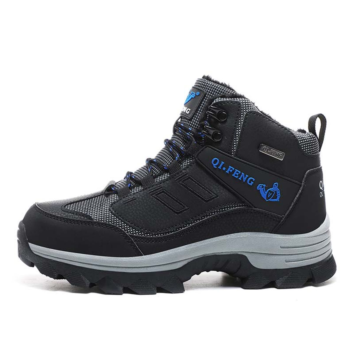 SHANDIAN - Zapatillas de Trekking para hombres Negro.