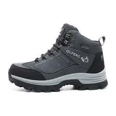 SHANDIAN - Zapatillas de Trekking para hombres Negro.
