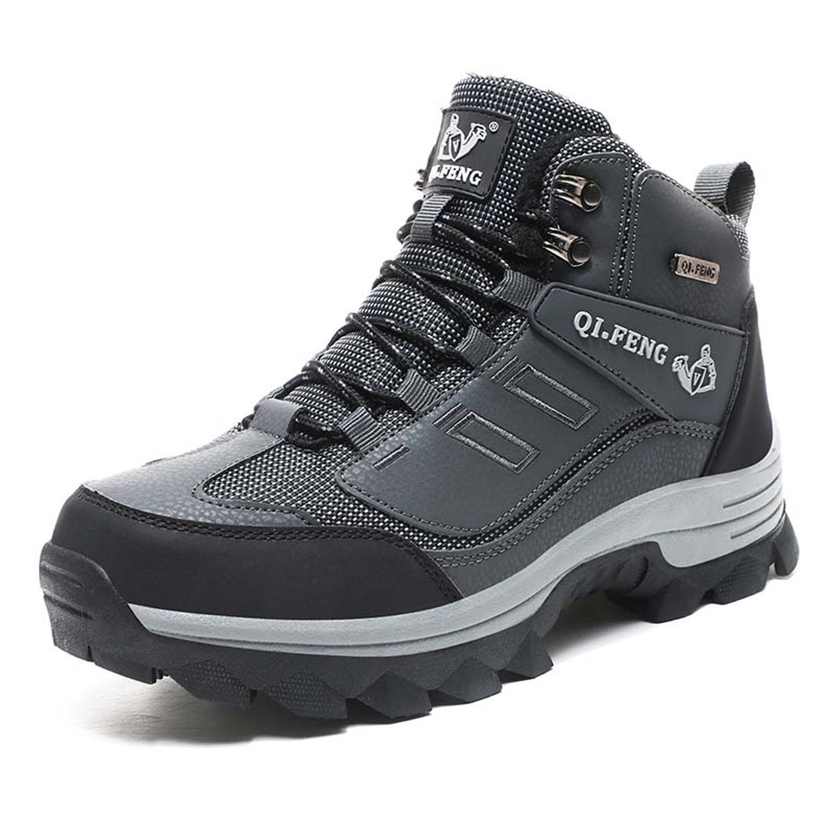 SHANDIAN - Zapatillas de Trekking para hombres Negro.