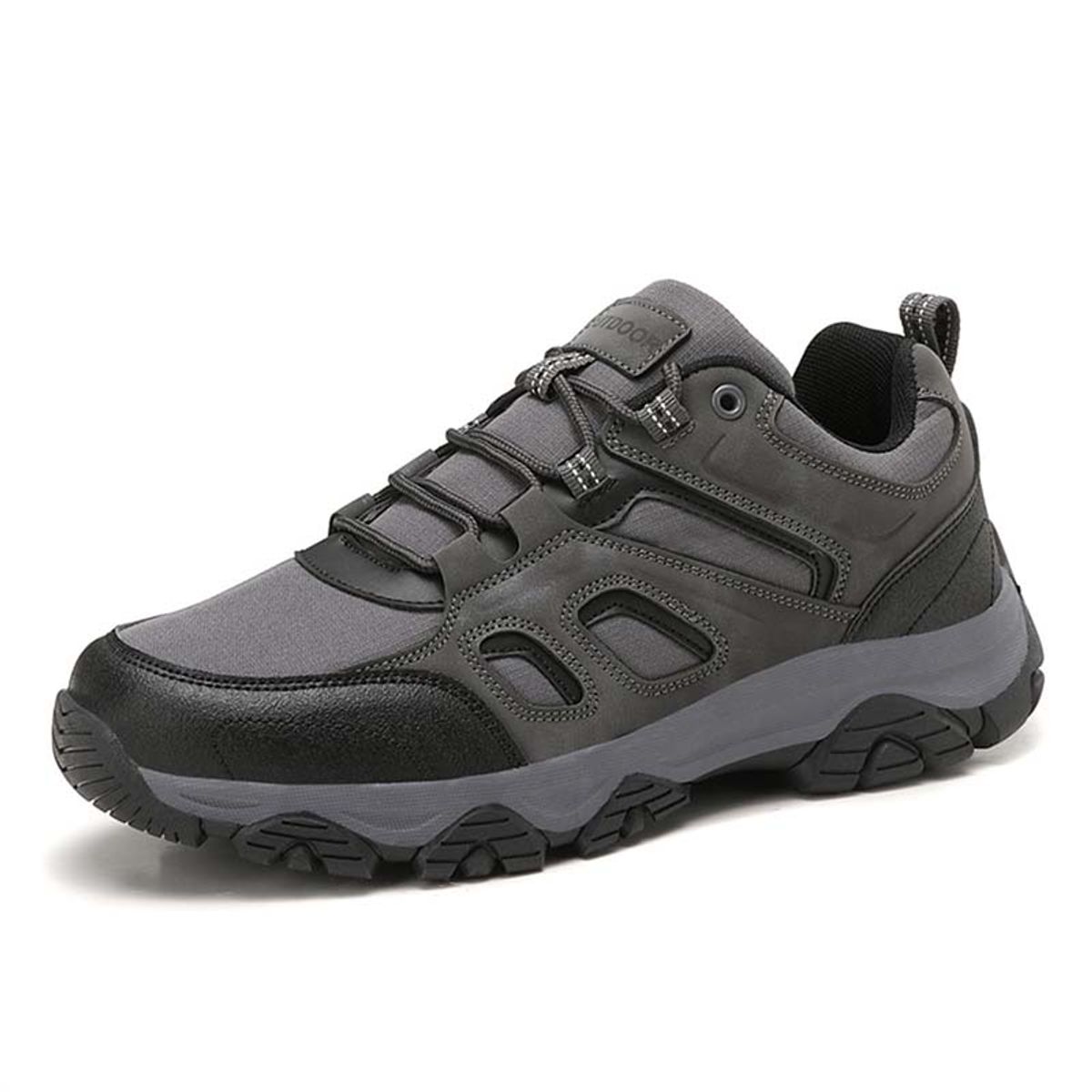 SHANDIAN - Zapatillas de Trekking para hombres Negro.