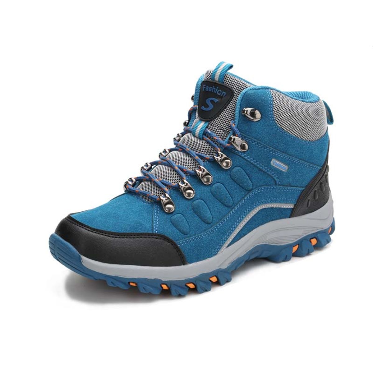 SHANDIAN - Zapatillas de Trekking para hombres Azul.