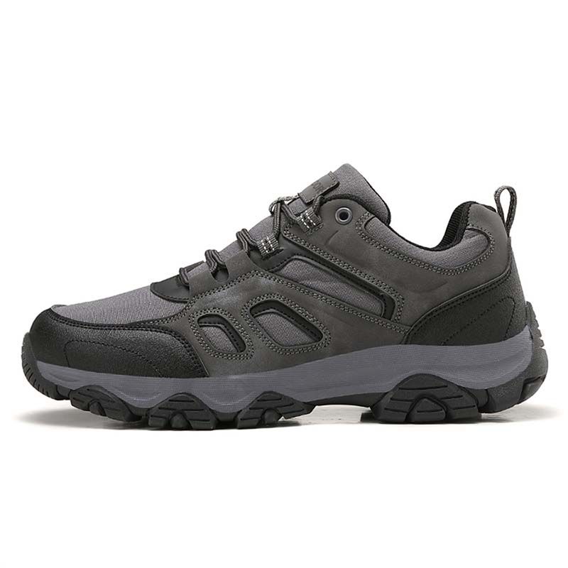 SHANDIAN - Zapatillas de Trekking para hombres Negro.