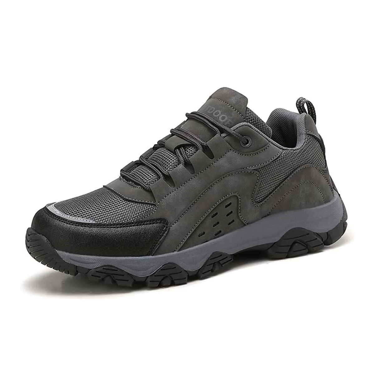 SHANDIAN - Zapatillas de Trekking para hombres Negro.