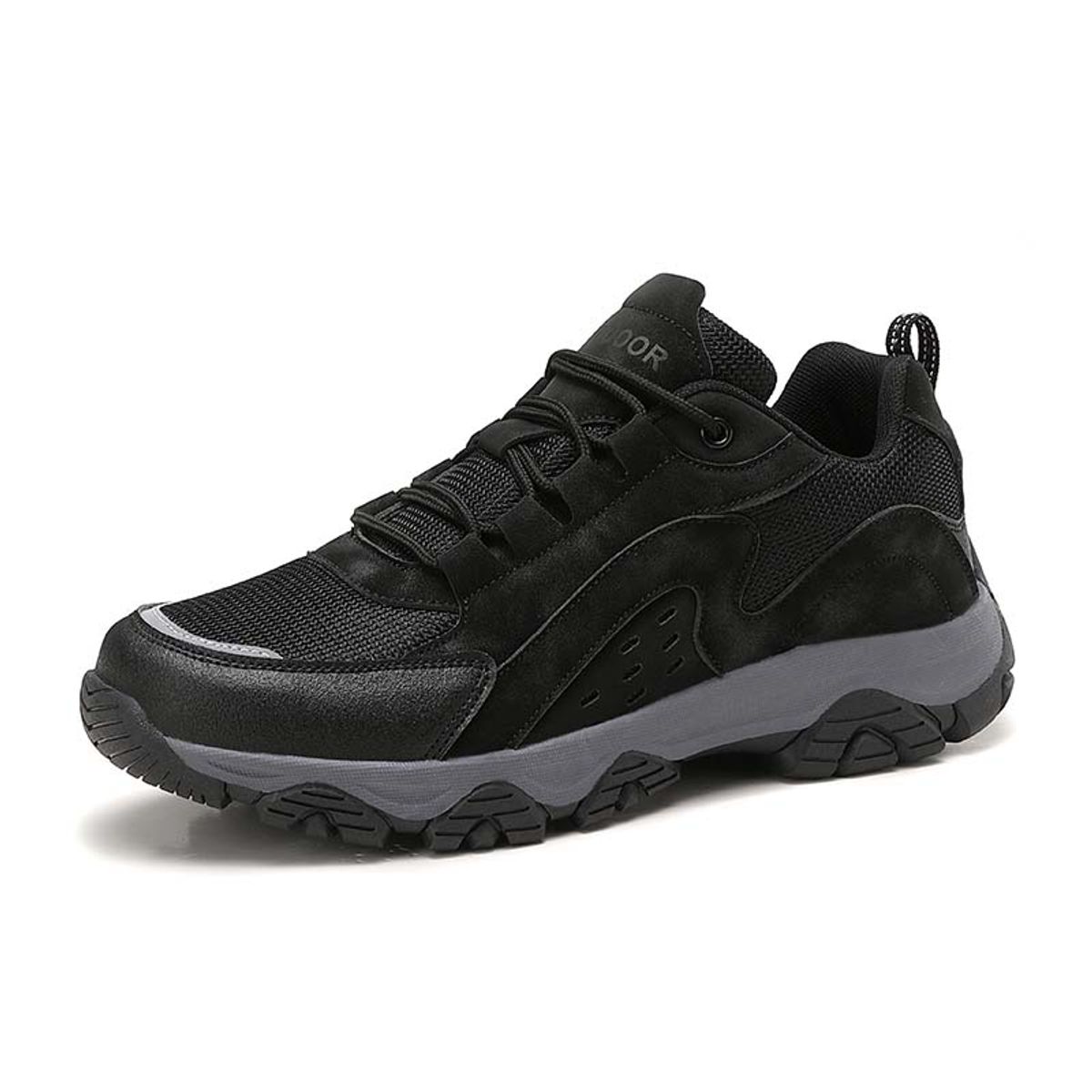 SHANDIAN - Zapatillas de Trekking para hombres Negro.