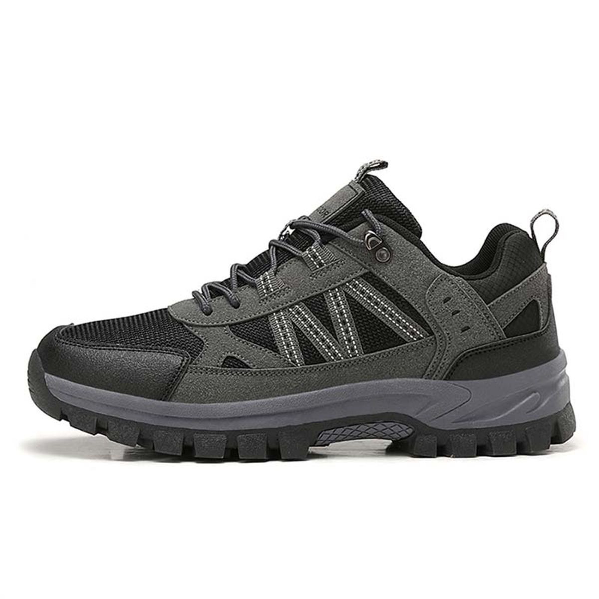 SHANDIAN - Zapatillas de Trekking para hombres Negro.