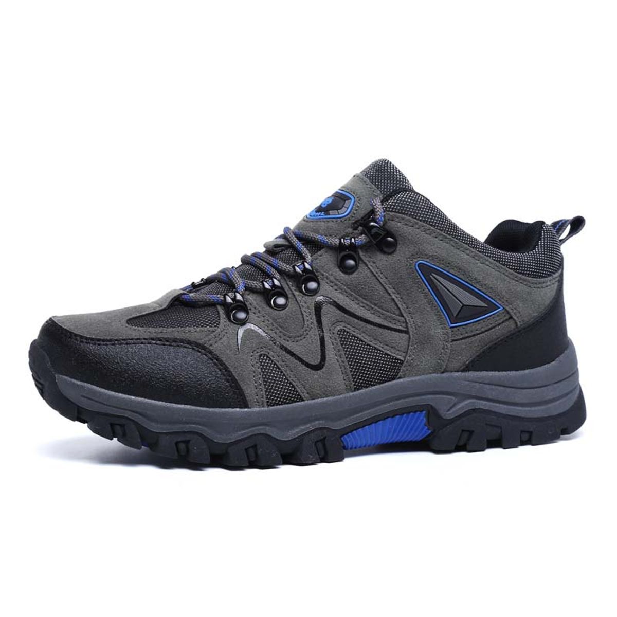 SHANDIAN - Zapatillas de Trekking para hombres Café.